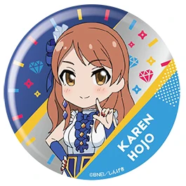 IDOLM@ STER аниме Idolmaster Золушка девушки игровой значок театральный персонаж крутой металлический значок брошь булавки - Окраска металла: 06 Karen Hojo