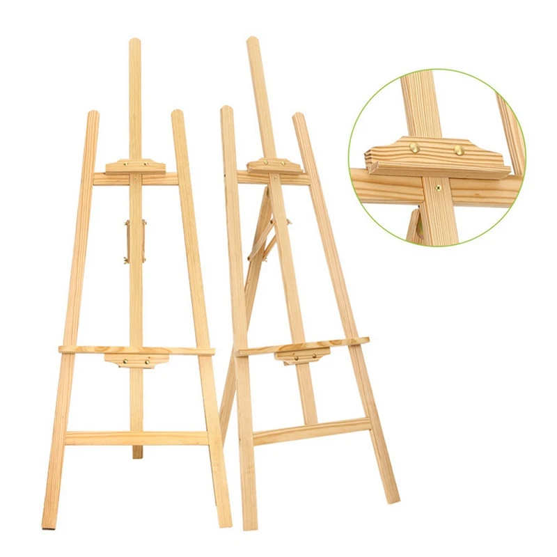 

Art Painting Frame Wooden Easel Art Painting Name Card Stand Display Holder Drawing For School Student Artist Supplies