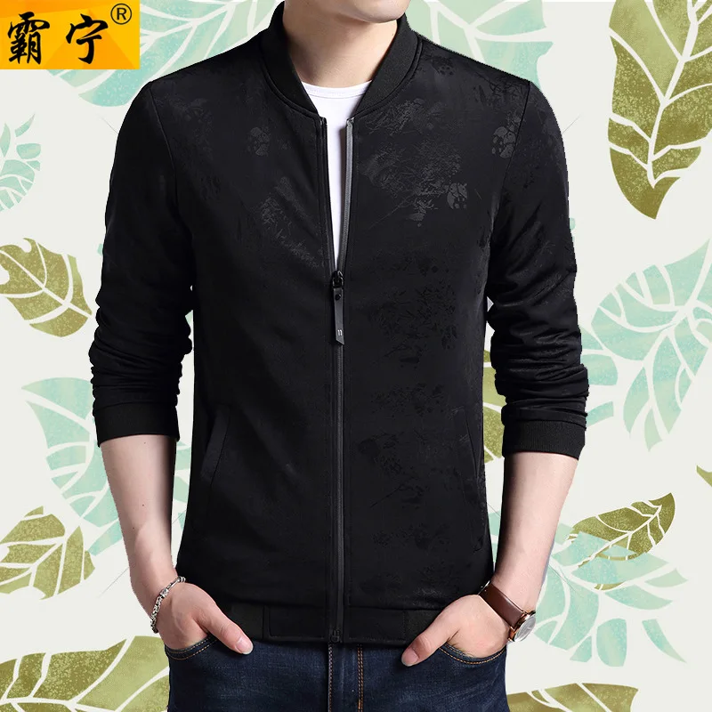 

2019 New Style Middle-aged Dad Spring Clothing Men 40 Spring Thin Jacket 50-Year-Old Middle Aged And Elderly People Coat Men'S W