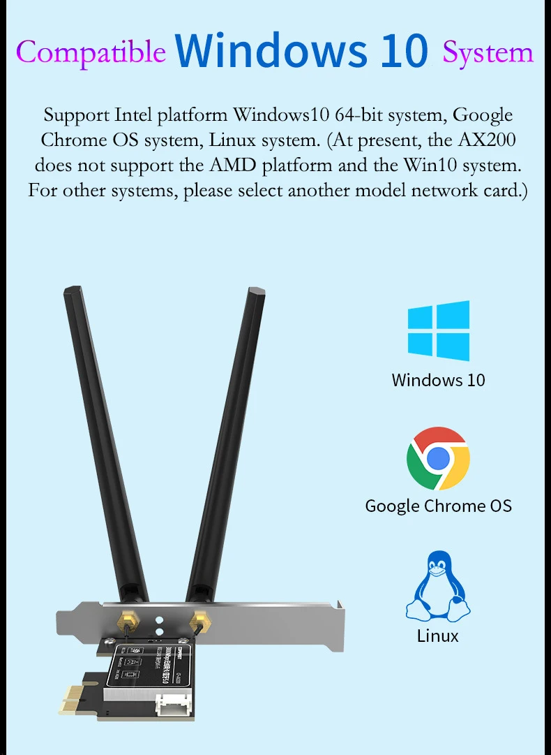 3000M PCI-E сетевая карта Киберспорт двухчастотный Bluetooth 5,0 высокого Мощность WiFi6 Настольный AX сетевая карта