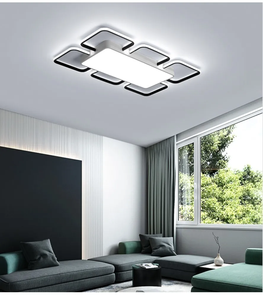 Lustre led современный светодиодный люстры потолочная гостиная 90 V-265 V люстра освещение luminaria lampadариo спальня