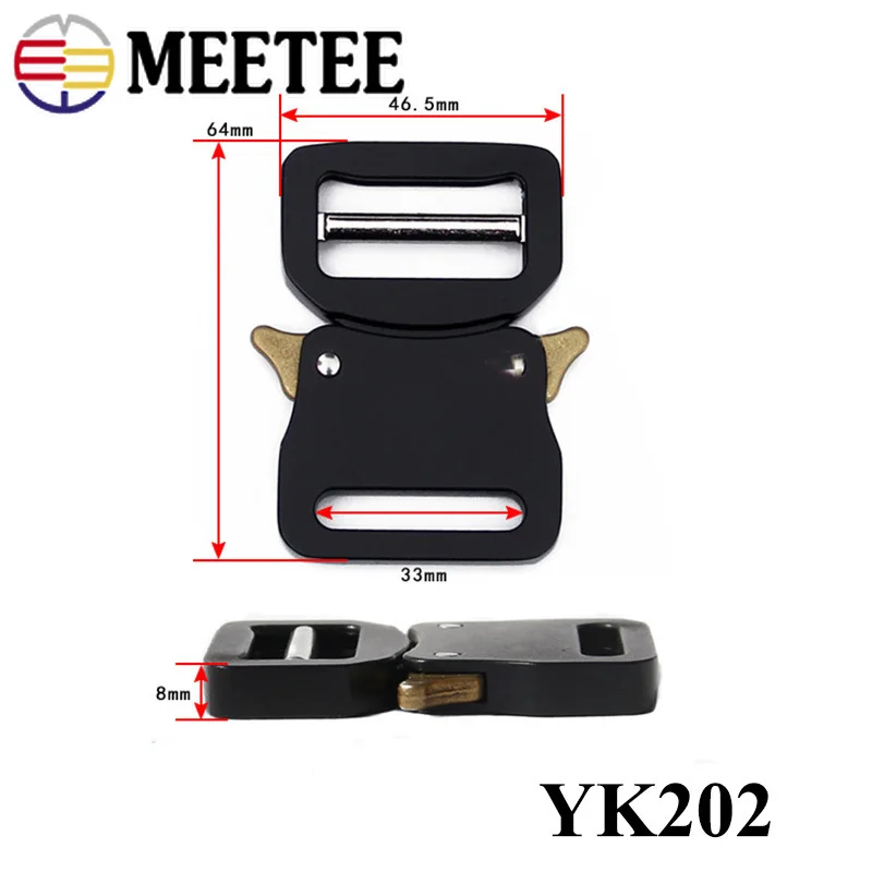 Meetee металлические быстросъемные пряжки для ремня тактические ремни