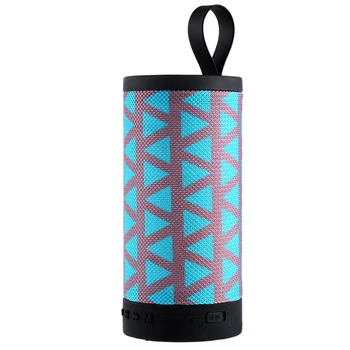 

USB Audio Cylindrical Wireless Music Surround Gift Column Sound Outdoor Stereo Mini Portable Bluetooth Speaker Battery Powered