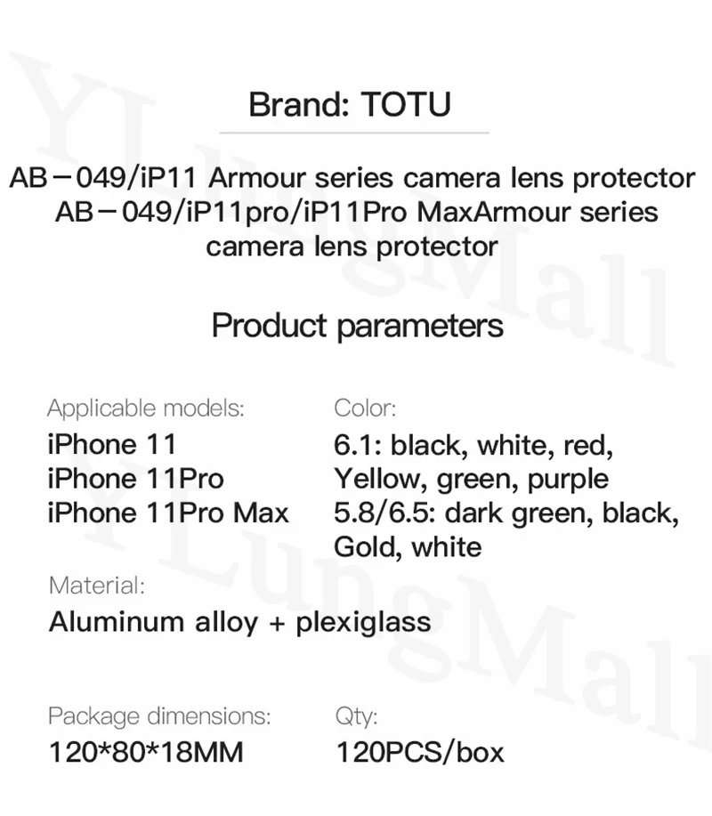 TOTU защита для экрана камеры для iPhone 11 Pro Max защита задней линзы стекло на iPhone 11 Закаленное стекло пленка аксессуары Новинка