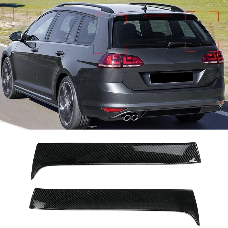 Накладка на заднее окно из углеродного волокна для VW Golf 7 R Variant Wagen | Автомобили и