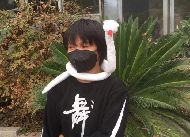 Аниме «Demon Slayer Kimetsu No Yaiba Iguro Obanai» костюмы для косплея белые реквизиты, змея