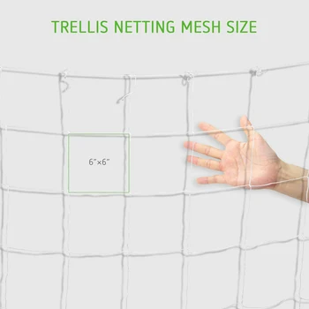 

Vine Grow Mesh Polyester Vegetable Trellis Netting Plant Climbing Net Landing Frame Cucumber Garden Flower Weaving Support