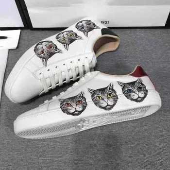 

Women Running Shoes Woman Brand Walking Shoes Men's Sneakers Outdoor Jogging Cow Leather Sports Run New