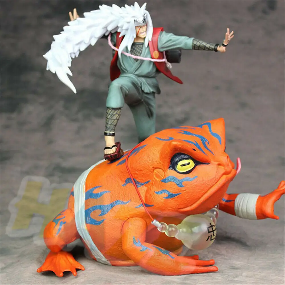 Аниме Наруто Jiraiya Gama-Bunta статуя ПВХ фигурка коллекция игрушек Аниме Фигурка фигурка игрушки кукла в коробке