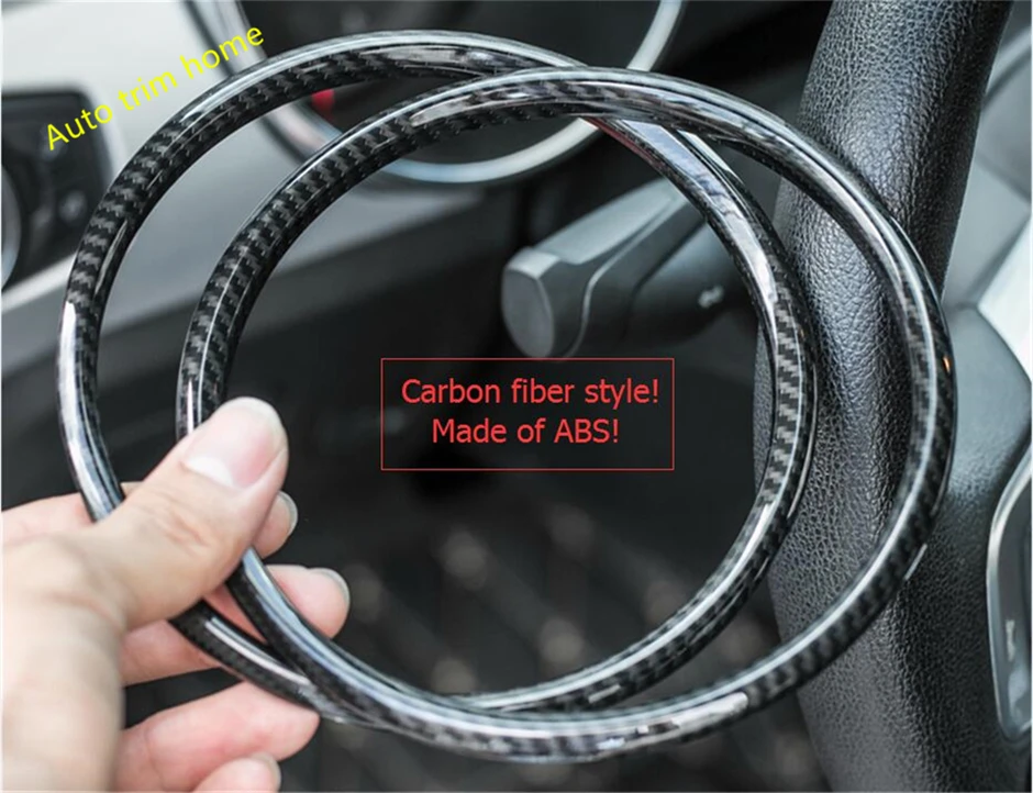 Панель Тахометр дисплей украшение кольцо Крышка отделка ABS углеродного волокна