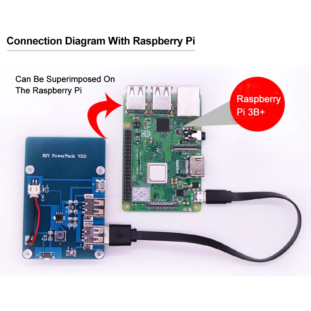 Raspberry Pi литиевая батарея блок расширения плата питания с переключателем для Raspberry Pi 3,2 Модель B, 1 Модель B+ Banana Pi
