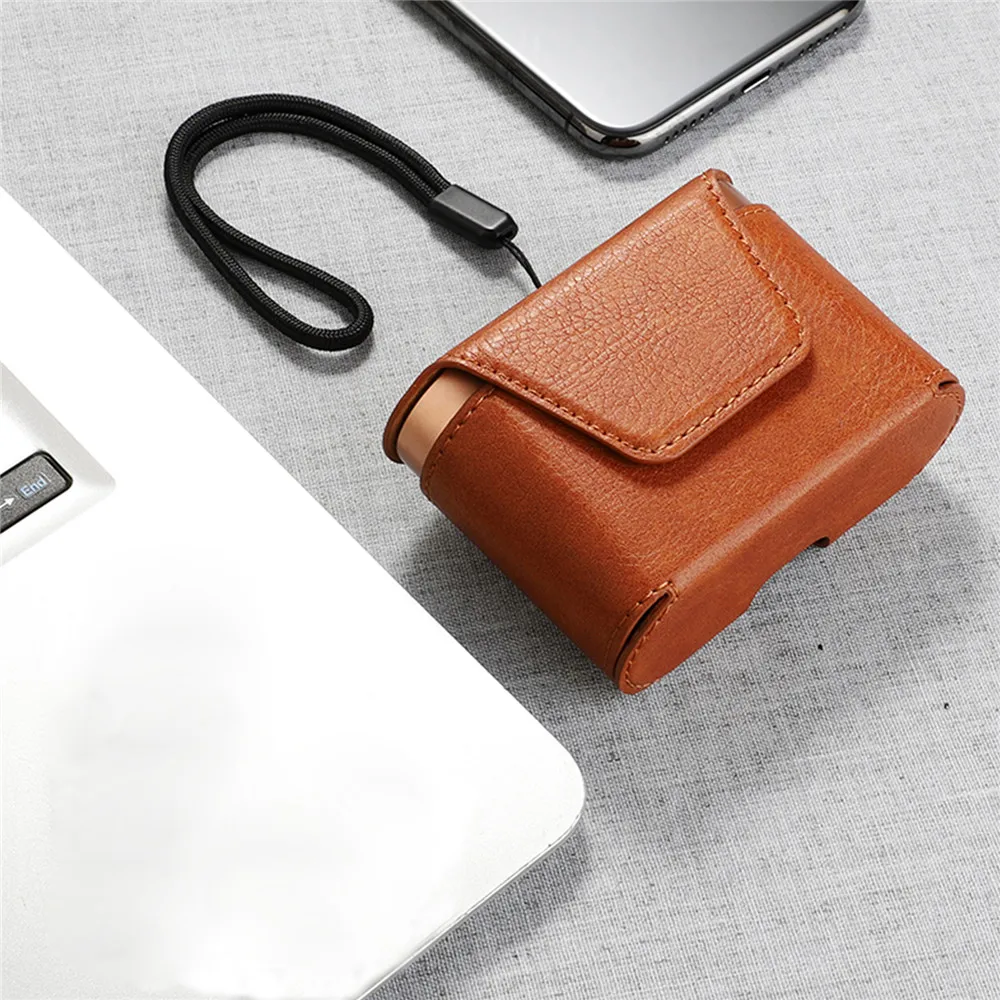 Кожаный чехол для наушников sony WF-1000XM3 Bluetooth гарнитура Магнитный чехол полное покрытие сумка для безопасного хранения сумка
