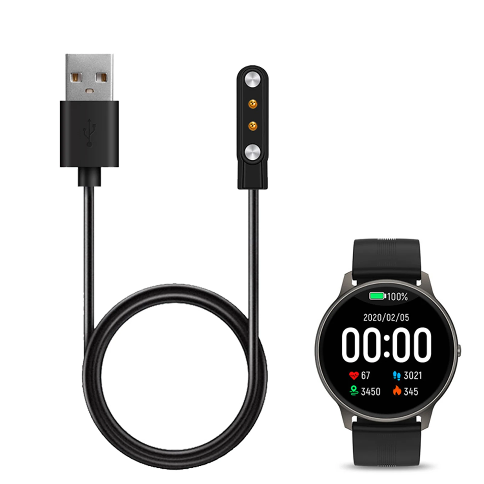 1 м Смарт-часы док-станция для Зарядное устройство USB зарядный кабель шнур LW11