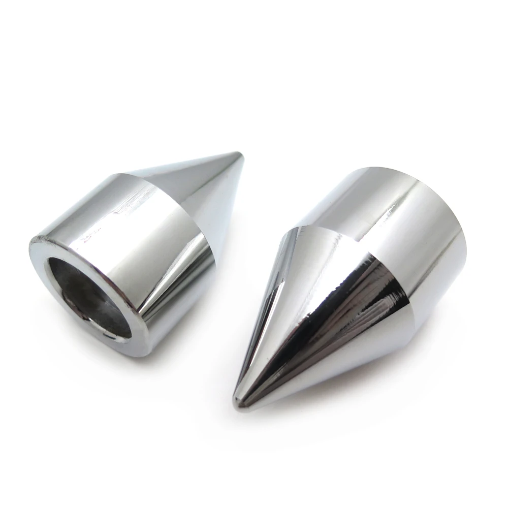 Cone Left Right Handle Bar Ends for Suzuki GSXR1000 01-05 /GSXR750 96-06 Chrome Aftermarket Free Shipping Motorcycle Parts |