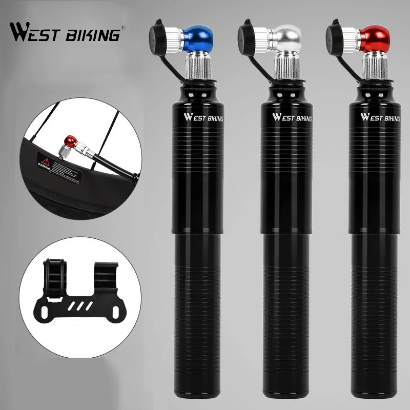 

WEST BIKING Portable Bike Pump Cycling Bicycle Tire Lever Patch Repair Tools Set Presta Schrader Valve MTB Road Bike Hand Pump