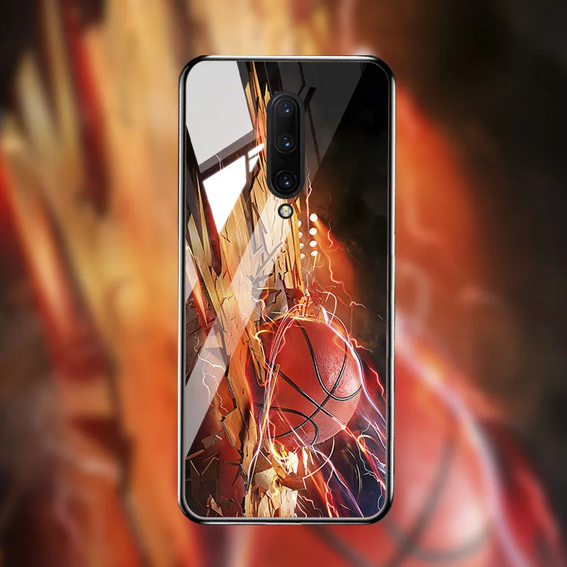 M004 Чехол из закаленного стекла для Oneplus 7T 7 Pro чехол s On для One plus 7T 7 Pro Чехол Coque Funda Bumper Coque для OnePlus 7 Pro - Цвет: M004
