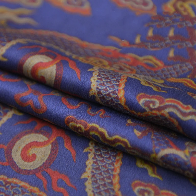 40 мм плотный атлас Xiangyun пряжа шелк фиброин креп сатин Шелковый женский халат платье высокого качества модная дизайнерская ткань