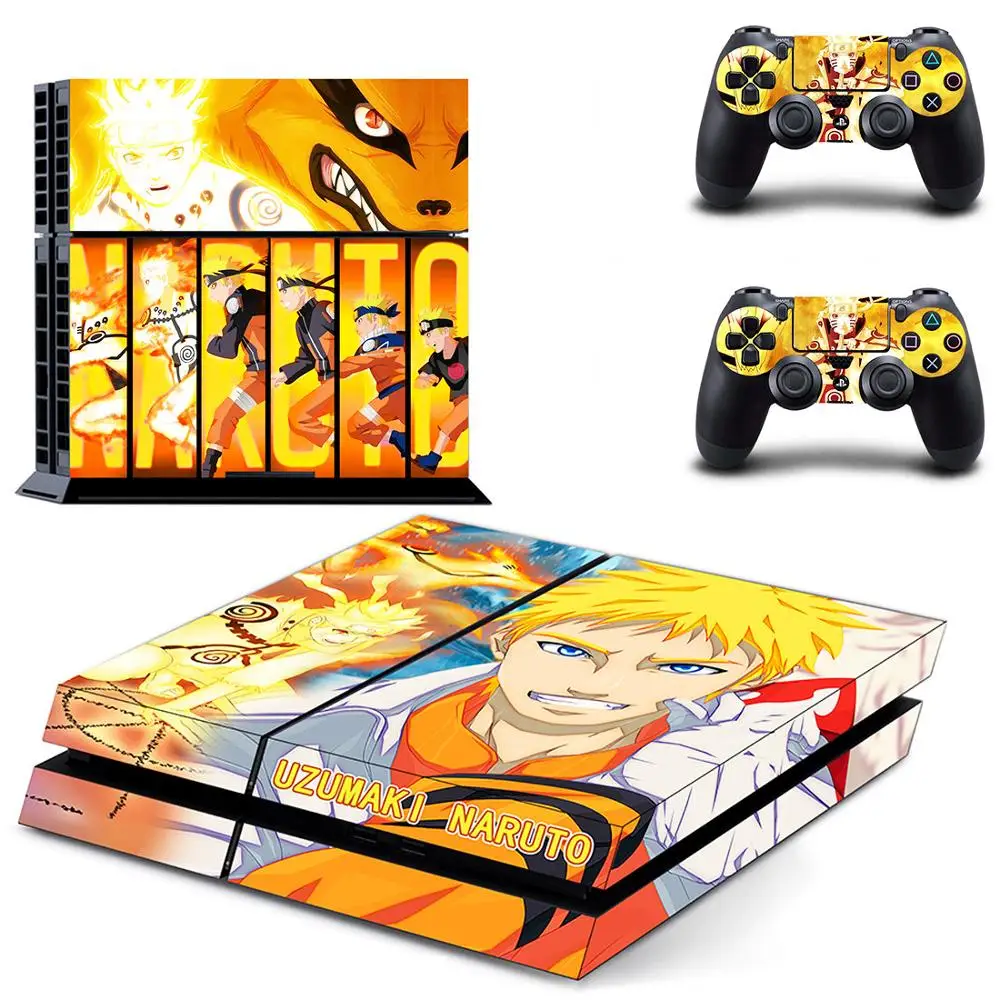 PS 4 стикеры Naruto PS4 Виниловая наклейка для кожи Play station 4 Наклейки Adesivos Pegatinas для консоли playstation 4 и 2 контроллера - Цвет: DPTM1893