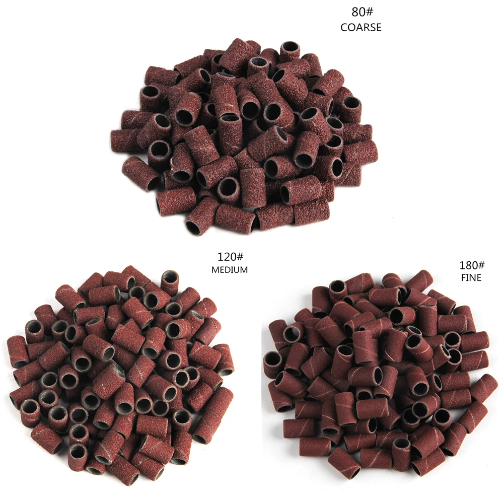 

COSCELIA 100Pcs/Set Sanding Bands Cutters For Milling Machine Manicure Nail Drill Bits For Milling Cutter Nail Bit Nail Art Tool