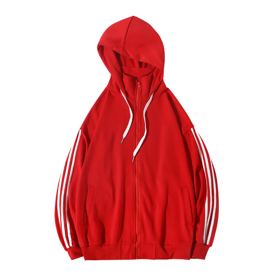 스웨터 남성 스탠드 칼라 지퍼 후드 가디건 스웨터 재킷 캐주얼 스포츠 느슨한 통기성 D10