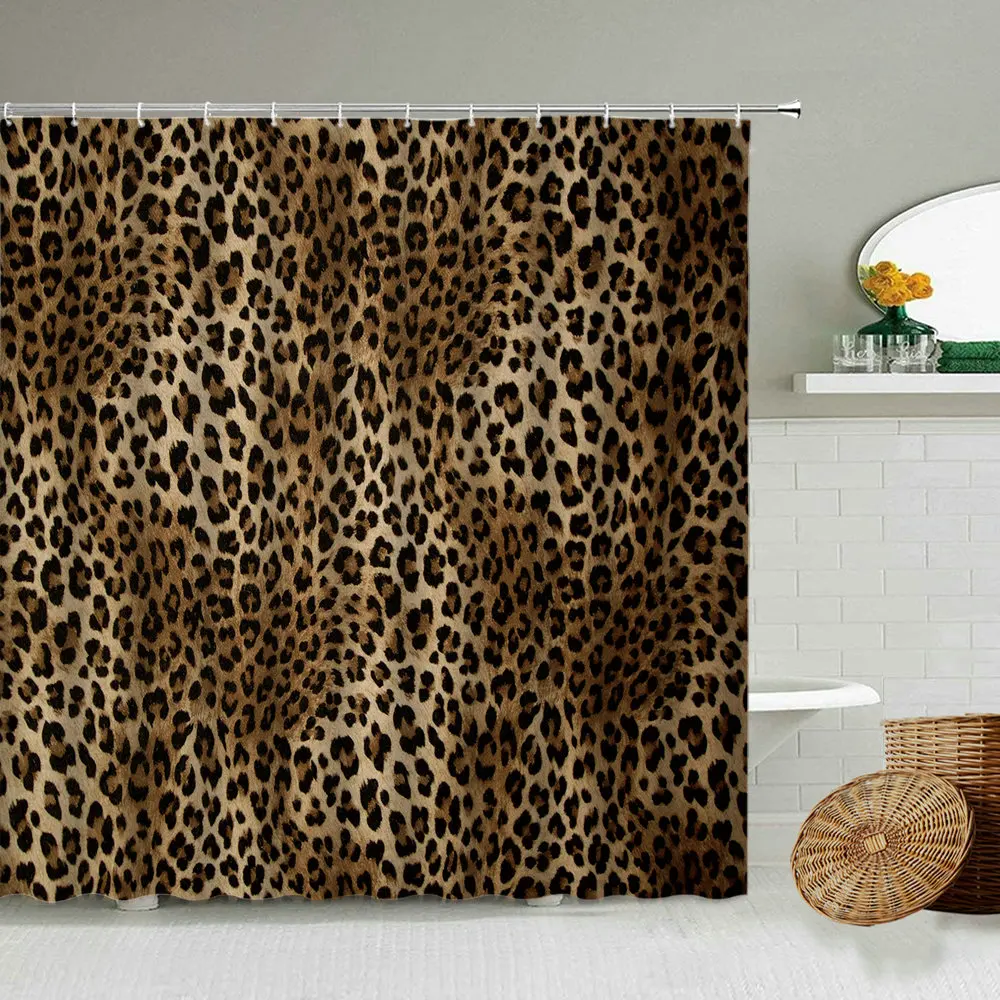Cute Tiger Shower Curtain Waterproof Bathroom 150x180 Cm 最大46OFFクーポン