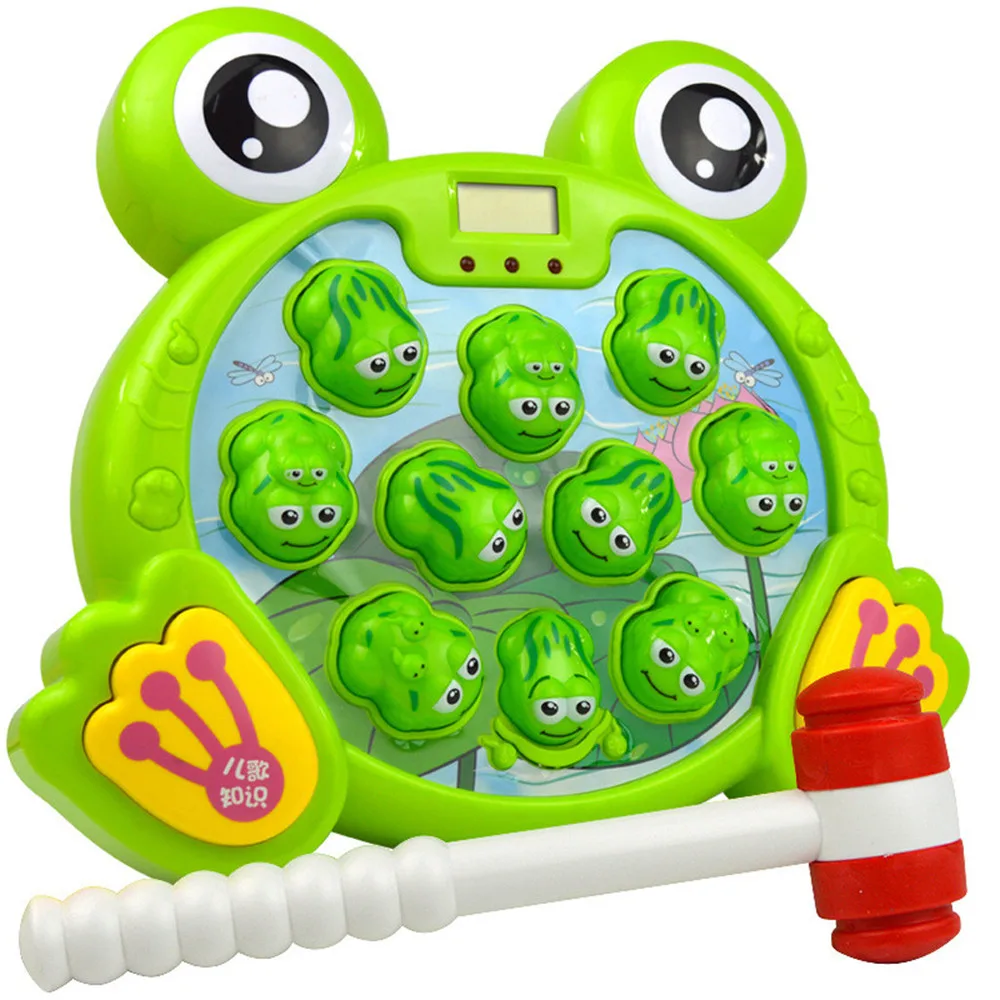 Whack lambate Frog Attack Hit электронная детская звуковая игрушка интерактивная The хомяк +