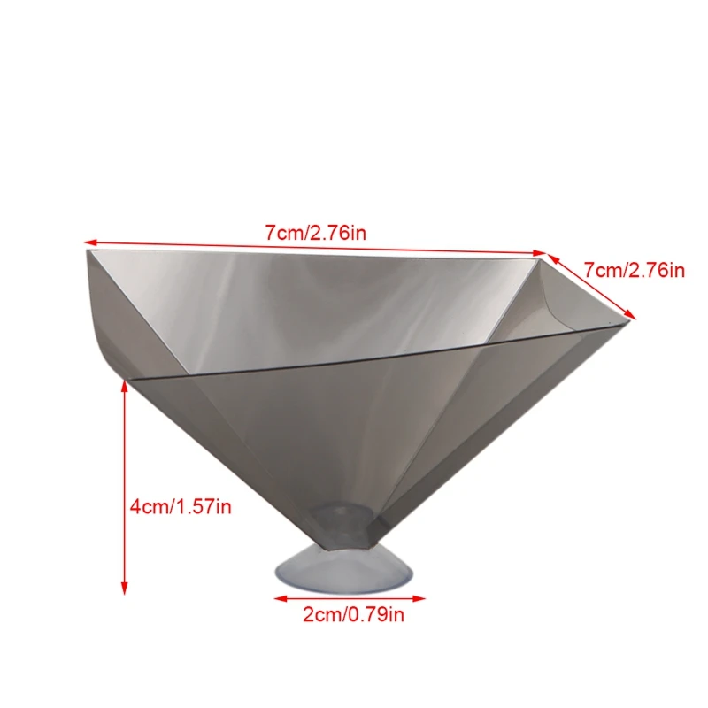 3D Holographic Projector Pyramid Display With Sucker For 3.5-6Inch Smartphone G6DC