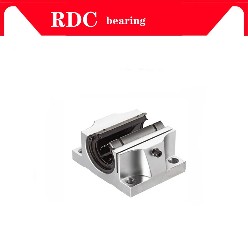 2PCS TBR16/16LUU TBR20/20LUU TBR25UU TBR30UU 16mm Linear Ball Bearing Support Block CNC Router for 3D printer parts linear rail