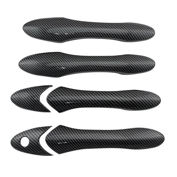 

for Honda Freed Abs Carbon Fiber Door Handle Decorative Cover Trim Protective Car Styling