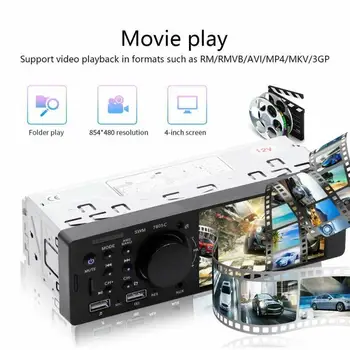 

Audio Car MP5 Player Bluetooth 12V QN8035 AUX Universal Touch screen 4.1 inches