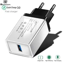 Suhach Quick Charge 3,0 USB зарядное устройство QC 3,0 QC Turbo Быстрая зарядка EU дорожное настенное зарядное устройство для мобильного телефона Xiaomi Mi 9 huawei P30