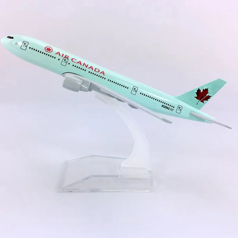 16 см scale1/400 BoeingB777-200 модель Air Канада самолет с базовым сплавом самолет коллекционный дисплей игрушка Коллекция моделей