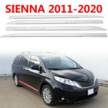

for Toyota SIENNA 2011-2020 ABS Outside Door Body Side Molding Chrome Trim 4 PCS