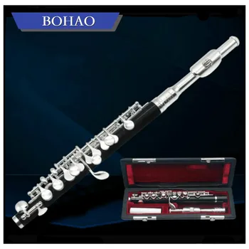 

Piccolo C Key Cupronickel Half-size Flute Silver Plated Body Material ABS resin