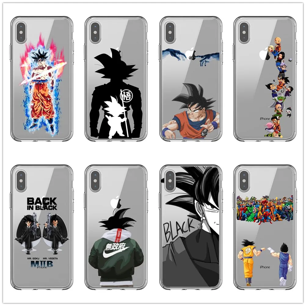 Dragon Ball Z Super DBZ Goku DBS Модный чехол для телефона Apple iPhone 5 5S SE 6 6s 7 8 Plus X XR XS MAX | Мобильные