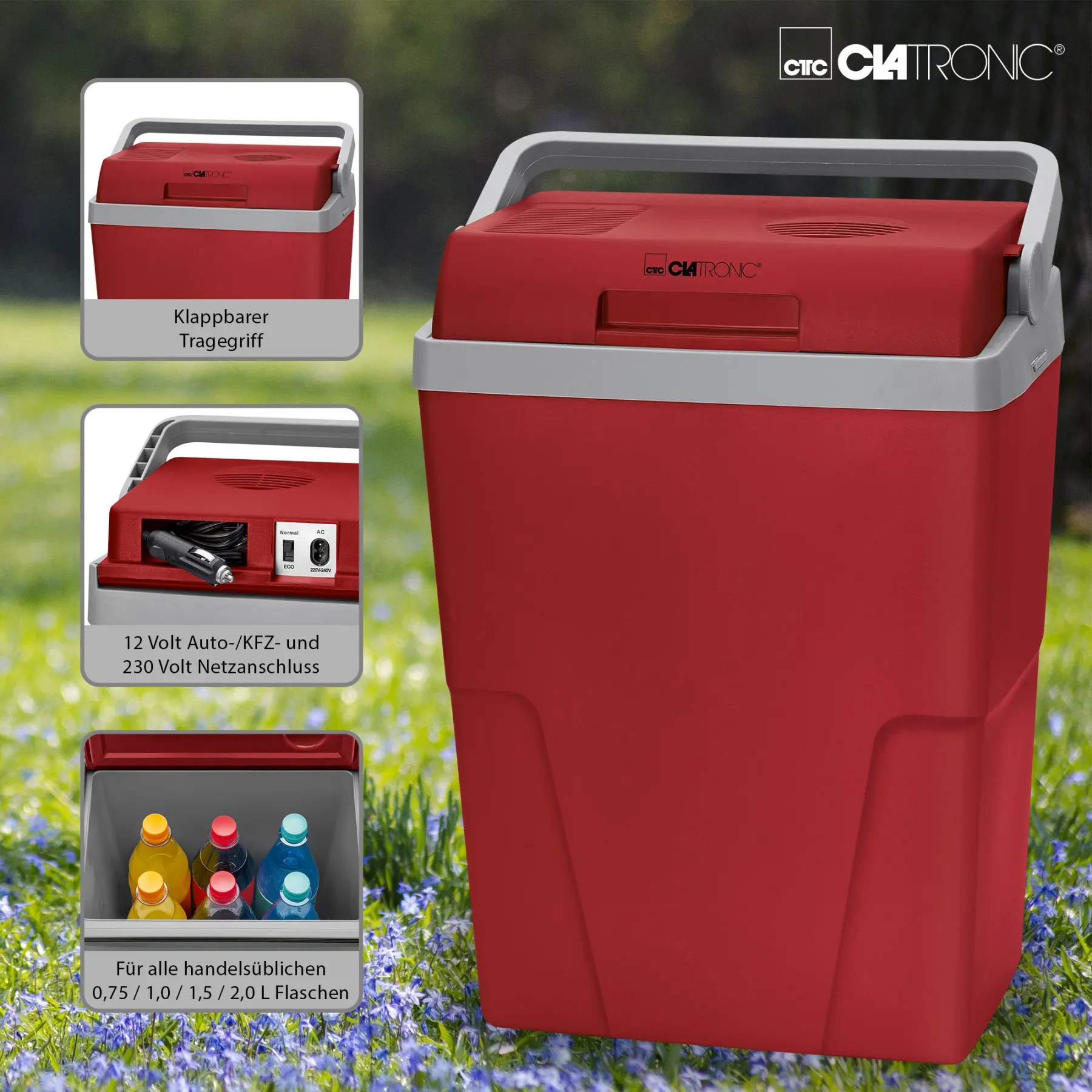 Adiós Conciliar maravilloso Clatronic KB 3713 Nevera Portátil Eléctrica, 25 L, Conexión 12V/220V,  Enfría y Calienta, Ideal Camping, Clase F, Rojo, 600mAh _ - AliExpress  Mobile