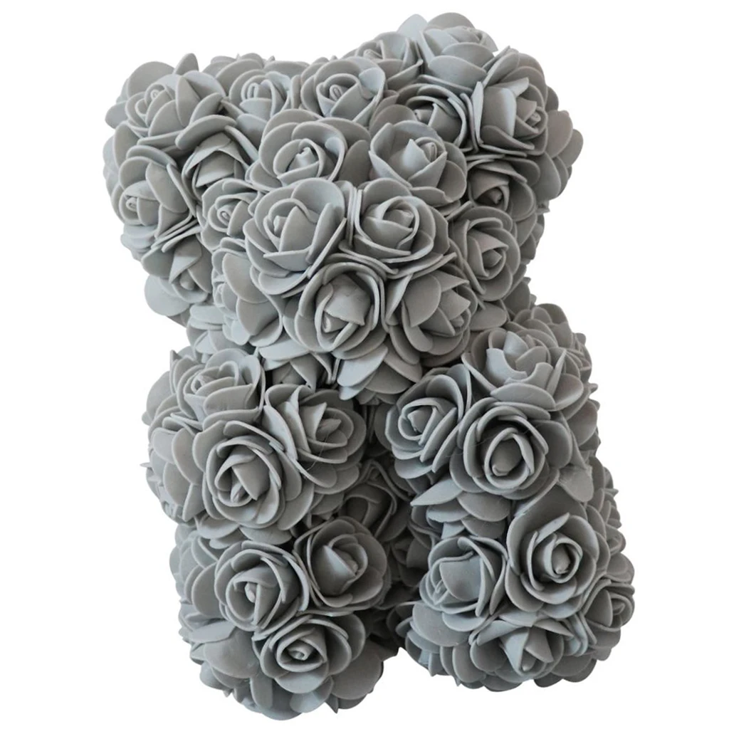 Rose Bear Flower Teddy Romantic Gifts For Girlfriend Lover Wedding Birthday