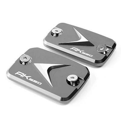 TITANIUM Новые аксессуары для мотоциклов подходит для KYMCO AK550 AK 550 CNC алюминиевая Тормозная жидкость Крышка Резервуара - Цвет: TITANIUM