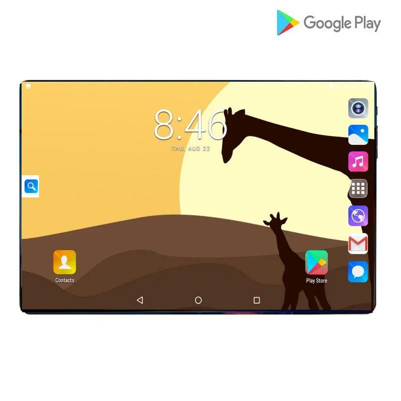 Новейшие 10 &quotHD ips большой экран 4G планшеты ПК модель mtk8752 Octa Core 6 ГБ 128 Android9.0 пирог с