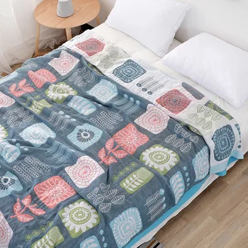 

High quality Nap blanket Home bedding 100% soft cotton towelling coverlet