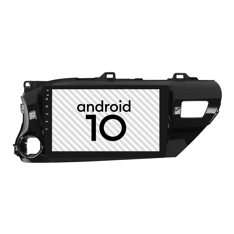 Car Android 10.0 gps 2.5D explosion-proof screen for Toyota 2016 Hilux Fortuner radio Player Bluetooth Internet car navigation | Автомобили