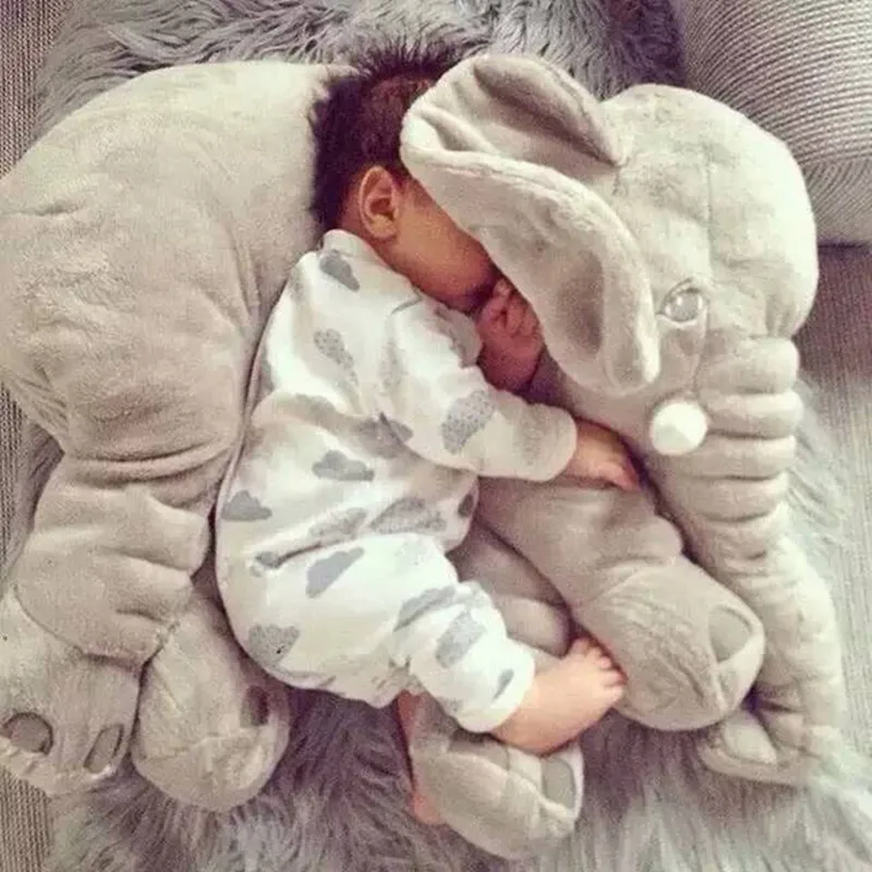 baby plush elephant pillow