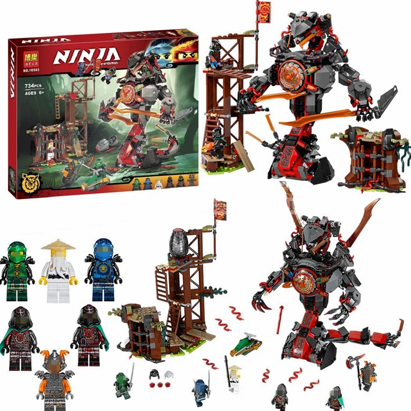 

Ninja Dawn of Iron Doom Building Blocks Bricks Compatible Ninjagoes Figures 70626 Toys for Children Gift