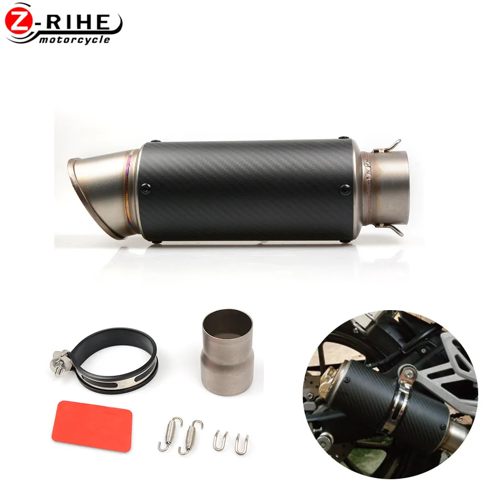 

Universal Motorcycle Accessories 51mm-61mm SC Exhaust Pipe Tailpipe Section For YAMAHA Tmax pcx 125 msx125 bws 125 aerox 155