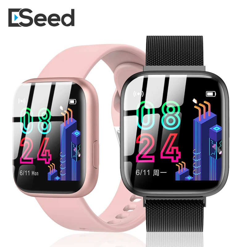 

ESEED P4 Smart watch men IP67 Waterproof 1.4 inch full Screen touch long standby Heart rate women smartwatch for Apple iphone