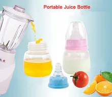  60ml Mini High Temperature Resistance Baby Bottles Infant Baby Feeding 0-18 Months Juice Milk Feeder Nursing 