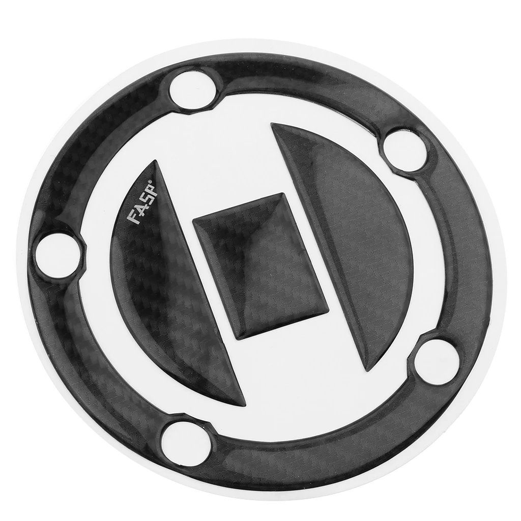Self-Adhesive 5D Motorcycle Carbon Fiber Gas Tank Filler Cap