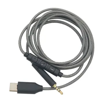 

TYPE-C Earphone Cable with Microphone for BO-SE QC25 QC35 for AKG Y40 Y50 Y45 LX9B