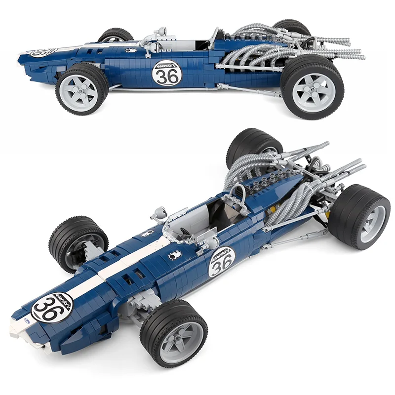

1758PCS MOC technic Genuine The Blue Formula Racing F1 F40 Car Set Building Blocks Bricks Educational Funny Toys with Lepining