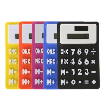 

Fashion Foldable Soft Silicone Handheld Scientific Solar Calculator For School Office